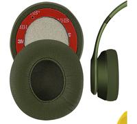 Geekria QuickFit Protein Leather Replacement Ear Pads for B Solo3, S0lO 3.0 Wireless (A1796) Headphones Earpads, Headset Ear Cushion Repair Parts (Green)