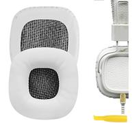 Geekria QuickFit Protein Leather Replacement Ear Pads for Marshall Major Headphones Earpads, Headset Ear Cushion Repair Parts...