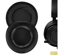 Geekria QuickFit Protein Leather Replacement Ear Pads for Razer Kraken 7.1 Chroma V2 USB Gaming Headset Headphones Earpads, Headset Ear Cushion Repair Parts (Black)