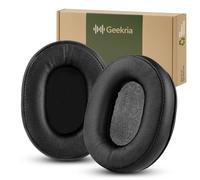 Geekria QuickFit Replacement Ear Pads Compatible with Audio Technica ATH-M50X, M50XBT, M50xBT2, M50x ENSO, M50, M40X, M30, M20, AR5BT Headphones, Ear Cushions with Video Guide (Black)