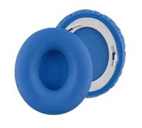 Geekria QuickFit Replacement Ear Pads Compatible with Beats Solo HD On-Ear Headphones, Ear Cushions, Repair Parts (Blue)