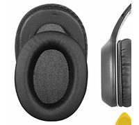 Geekria QuickFit Replacement Ear Pads Compatible with Edifier W800BT, K815, W808BT Headphones Ear Cushions, Headset Earpads, Ear Cups Cover Repair Parts (Black)