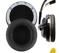 Geekria QuickFit Replacement Ear Pads Compatible with SteelSeries Siberia V1, Siberia V2, Siberia V3 Prism Gaming Headphones, Ear Cushions (Black)