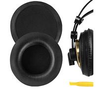 Geekria QuickFit Replacement Ear Pads for AKG K 240/ 240S/ 240MKII, K 241/270/ 271/ 271S/ 272/52/ 72/92/ 242/340/ 550/551/ 553S, M220 Headphones, Ear Cushions (Black)