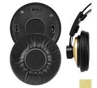 Geekria QuickFit Replacement Ear Pads for AKG K121, K121S, K141 MK II, K142 HD Headphones Ear Cushions, Repair Parts with Video Guide (Black)