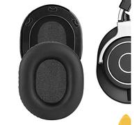 Geekria QuickFit Replacement Ear Pads for Audio-Technica ATH-M70X Headphones Ear Cushions, Repair Parts (Black)