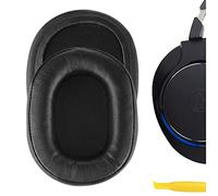 Geekria QuickFit Replacement Ear Pads for Audio-Technica ATH-MSR7/ MSR7NC/ MSR7BK/ MSR7GM/ MSR7B Headphones Ear Cushions (Black)
