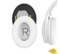 Geekria QuickFit Replacement Ear Pads for Bose New QuietComfort, QC 45/ 35II/ 35IIGaming/ 35/25/ 15/ SE, AE 2/2i/2w, SoundTrue, SoundLink AE2 Headphones, with Video Guide (White Smoke)