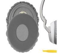 Geekria QuickFit Replacement Ear Pads for Bose On-Ear OE2, OE2i Headphones Ear Cushions (Grey)