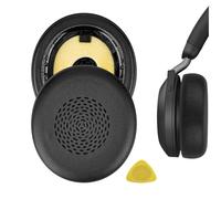Geekria QuickFit Replacement Ear Pads for Jabra Evolve2 75 Wireless (Not fit for Jabra Evolve 75, 75+, 75 UC, 75MS) Headphones Ear Cushions, Repair Parts (Black)