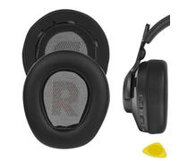 Geekria QuickFit Replacement Ear Pads for JBL Quantum 400 Headphones Ear Cushions, Repair Parts (Black)
