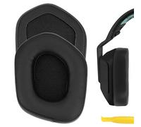 Geekria QuickFit Replacement Ear Pads for Logitech G733, G535, G335 Headphones Ear Cushions, Repair Parts (Black)