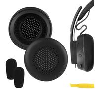 Geekria QuickFit Replacement Ear Pads for Logitech Zone Wireless/Zone Wireless Plus/Zone 900 Headset (Do Not fit Zone Wired/Zone 750/Zone Wireless 2) Headphones Ear Cushions (Black)