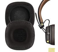 Geekria QuickFit Replacement Ear Pads for Marshall Major III Wired, Major III Bluetooth Wireless, MID ANC Headphones Ear Cushions, Repair Parts (Brown)
