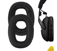 Geekria QuickFit Replacement Ear Pads for Marshall Monitor II ANC Headphones Ear Cushions, Repair Parts (Black)