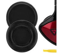 Geekria QuickFit Replacement Ear Pads for Monster DNA On-Ear Headphones Ear Cushions, Repair Parts (Black)
