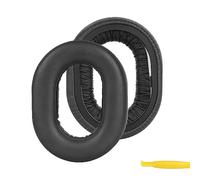 Geekria QuickFit Replacement Ear Pads for Plantronics BackBeat FIT 6100 Headphones, Repair Parts (Titanium Grey)