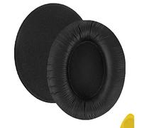 Geekria QuickFit Replacement Ear Pads for Sennheiser HD448, HD449, HD418, HD419, HD428, HD429, HD439, HD438 Headphones Ear Cushions, Repair Parts (Black)
