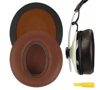 Geekria QuickFit Replacement Ear Pads for Sennheiser Momentum Over-Ear Headphones Ear Cushions, Repair Parts (Brown)