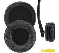 Geekria QuickFit Replacement Ear Pads for Sennheiser PX200, PX100, PX200-II, PX100-II, PXC300, PXC150, PXC250, PC130, PC131 Headphones Ear Cushions, Repair Parts (Black)