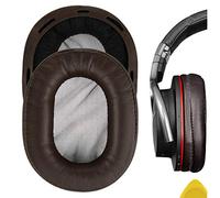 Geekria QuickFit Replacement Ear Pads for Sony MDR-1R, MDR-1RMK2 Headphones Ear Cushions, Repair Parts (Brown)