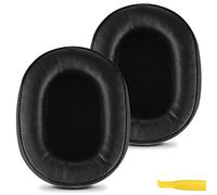 Geekria QuickFit Replacement Ear Pads for SONY MDR-7506, MDR-V6, MDR-V7, MDR-CD900ST Headphones, Ear Cushions, Repair Parts (Black)