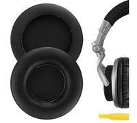 Geekria QuickFit Replacement Ear Pads for SONY MDR-V700DJ, MDR-Z700, MDR-V500DJ Headphones Ear Cushions, Repair Parts (Black)
