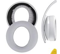 GEEKRIA QuickFit Replacement Ear Pads for Sony PlayStation New Version 2018, PS4 Gold Wireless 500 Million Limited Edition Headphones (Grey)