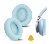 Geekria Replacement Ear Pads Compatible with Anker Soundcore Space One Headphones, Repair Parts (Sky Blue)
