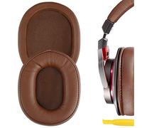 Geekria Replacement Ear Pads Compatible with ATH M50X, M50xBT2, M50XBT, M50, M40X, M30, M20, M10, ATH-MSR7 Headphones Ear Cushions, Repair Parts (Brown)