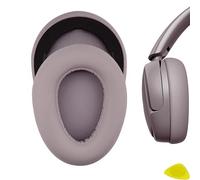 Geekria Replacement Ear Pads Compatible with JLab JBuds Lux ANC Wireless Headphones Ear Cushions, Repair Parts (Mauve)