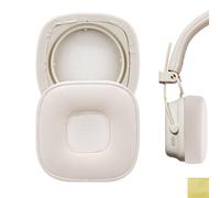 Geekria Replacement Ear Pads Compatible with Marshall Major V (1006832) On-Ear Headphones Ear Cushions, Repair Parts (White)