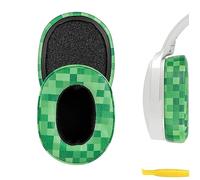 Geekria Replacement Ear Pads Compatible with Skullcandy Crusher Wireless/Crusher EVO/Crusher ANC, Hesh 3/ Hesh EVO/Hesh ANC, Venue ANC Headphones, Ear Cushions (MC Grass)