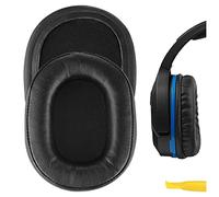 Geekria Replacement Ear Pads Compatible with Turtle Beach Ear Force Stealth 700, 450, 420X, 600, 500P, Ear Force XO SEVEN Gaming Headphones, Ear Cushions (Black)