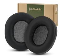 Geekria Replacement Ear Pads for ASUS ROG Pelta Gaming Headset, Black | Soft Protein Leather, High-Density Memory Foam, Sweat Resistance, Tool-Free Installation, 1 Pair, Headset Not Included