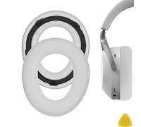 Geekria Replacement Ear Pads for Beyerdynamic AVENTHO 300 Headphones Ear Cushions, Repair Parts (White)