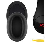 Geekria Replacement Ear Pads for HyperX Cloud Flight, Cloud FlightS, Cloud Stinger Gaming Headphones, Ear Cushions, Repair Parts (Black)
