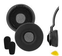Geekria Replacement Ear Pads for Jabra Engage 55/65/ 75 (Stereo Version) Headphones Ear Cushions, Repair Parts (Do Not Fit Engage 50, Engage 55/65/75 Mono Version) (Black)