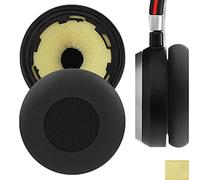 Geekria Replacement Ear Pads for Jabra Evolve 75UC/ 75/75+/ 75MS (Not fit for Jabra Evolve2 75 PC Wireless) Headphones Ear Cushions, Repair Parts (Black)