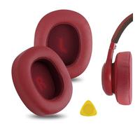 Geekria Replacement Ear Pads for JBL E55BT Headphones Ear Cushions (Red)