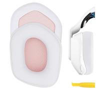 Geekria Replacement Ear Pads for Logitech G733 G535 G335, Grey/Pink