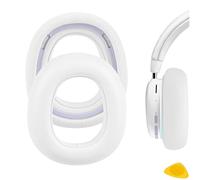 Geekria Replacement Ear Pads for Logitech G735 Wireless Headphones Ear Cushions, Repair Parts (White)
