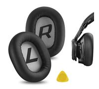 Geekria Replacement Ear Pads for Plantronics BackBeat PRO2/ PRO2 Special Edition, Voyager 8200UC Headphones Ear Cushions, Repair Parts (Black Tan)