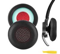 Geekria Replacement Ear Pads for Plantronics Voyager Focus UC B825/2UC, Voyager 4210/4220/ 4310UC/ 4320UC, Blackwire 5200/ C5200/ 5210/ C5210/ C5220/ 7225, Backbeat Sense Headphones