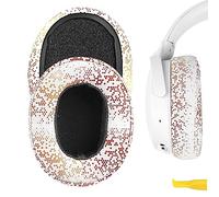 Geekria Replacement Ear Pads for Skullcandy Crusher Wireless, Crusher EVO, Crusher ANC, Hesh3, HeshEVO, HeshANC, Venue ANC Headphones, Repair Parts (Starlight Gold)