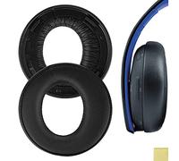 Geekria Replacement Ear Pads for Sony PlayStation Gold Wireless Stereo (CECHYA-0083) Headphones Ear Cushions, Repair Parts (Black)
