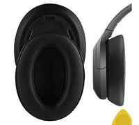 Geekria Replacement Ear Pads for Sony WH-H910N Wireless Noise-Canceling Headphones Ear Cushions, Repair Parts with Video Guide (Black)