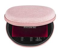 Geekria Shield Case Compatible with Focusrite Scarlett S0lO 3rd Gen Hard Case, Audio Interfaces Replacement Hard Shell Travel Carrying Bag with Cable Storage (Pink)