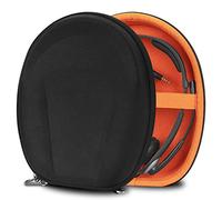 Geekria Shield Case Compatible with VXi BlueParrott B350-XT, B450-XT, Sennheiser PC8, PC7, Replacement Hard Shell Travel Carrying Bag with Cable Storage (Black)