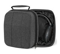 Geekria Shield Case for Large-Sized Over-Ear Headphones, Compatible with Sennheiser HD 660s, HD 599 SE, Replacement Protective Hard Shell Travel Carrying Bag with Cable Storage (Dark Grey)